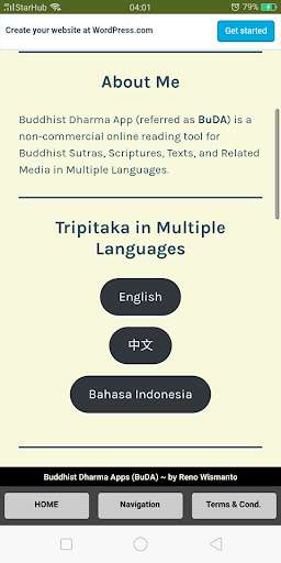 Run android online APK Buddhist Dharma (BuDA) from MyAndroid or emulate Buddhist Dharma (BuDA) using MyAndroid