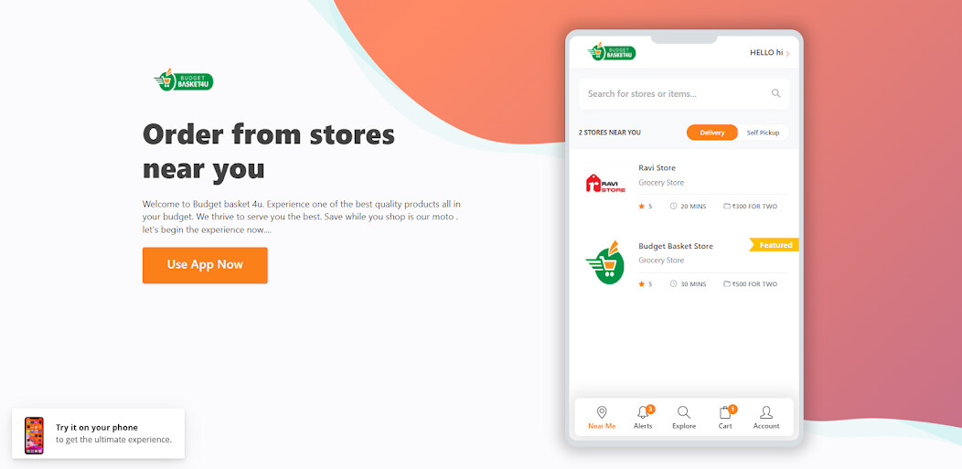 Run android online APK Budget Basket 4 U from MyAndroid or emulate Budget Basket 4 U using MyAndroid