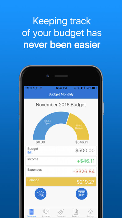 Emulate iPhone app Budget Monthly using MyAndroid Emulate iPhone app Budget Monthly using MyAndroid