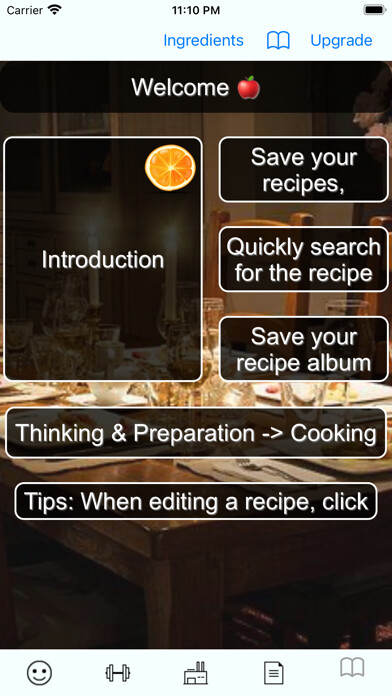 Emulate iPhone app Budget Recipe using MyAndroid