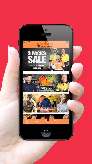 Emulate iPhone app Budget Workwear using MyAndroid Emulate iPhone app Budget Workwear using MyAndroid