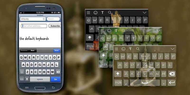 Emulate Android APK Budhha Keyboard Theme