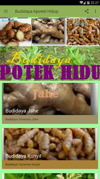 Run android online APK Budidaya Apotek Hidup from MyAndroid or emulate Budidaya Apotek Hidup using MyAndroid