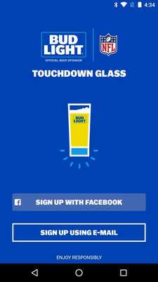Emulate Android APK Bud Light Touchdown Glass Emulate Android APK Bud Light Touchdown Glass