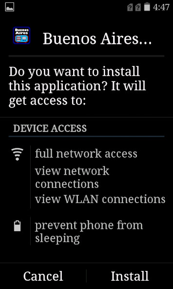 Emulate Android APK Buenos Aires FM Radio
