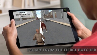 Emulate iPhone app Buffalo Run: Endless Running In Eid Mandi at Top Speed or Get Slaughtered by Butcher using MyAndroid