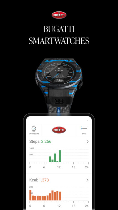 Emulate iPhone app Bugatti Smartwatches using MyAndroid
