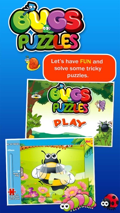 Emulate iPhone app Bugs Puzzles: Jigsaw for Kids using MyAndroid Emulate iPhone app Bugs Puzzles: Jigsaw for Kids using MyAndroid