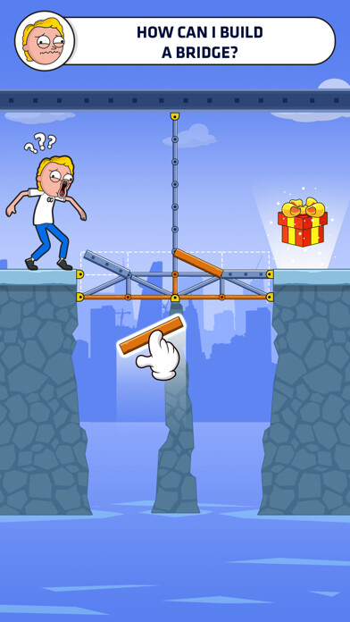 Emulate iPhone app Build A Bridge: Pull Her Up using MyAndroid