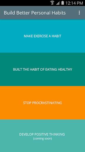 Run android online APK Build Better Personal Habits from MyAndroid or emulate Build Better Personal Habits using MyAndroid