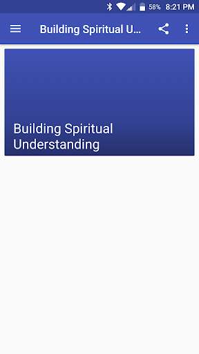 Run android online APK Building Spiritual Understanding from MyAndroid or emulate Building Spiritual Understanding using MyAndroid