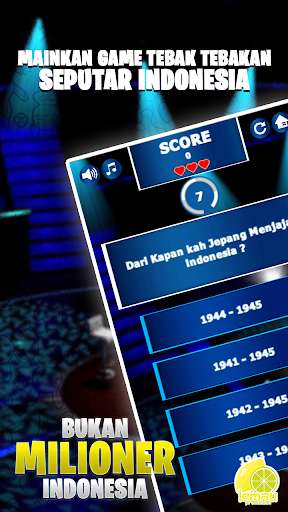 Run android online APK Bukan Quiz Milioner Indonesia Offline from MyAndroid or emulate Bukan Quiz Milioner Indonesia Offline using MyAndroid