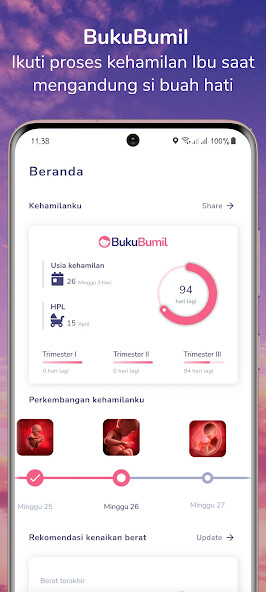 Run android online APK BukuBumil - Proses Kehamilan from MyAndroid or emulate BukuBumil - Proses Kehamilan using MyAndroid