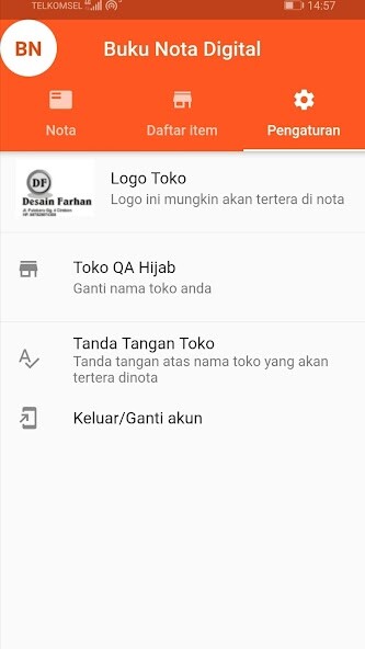 Run android online APK Buku Nota from MyAndroid or emulate Buku Nota using MyAndroid