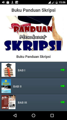 Run android online APK Buku Panduan Penyusunan Skripsi from MyAndroid or emulate Buku Panduan Penyusunan Skripsi using MyAndroid
