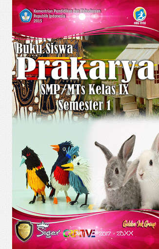 Emulate Android APK Buku Prakarya Kelas IX untuk Siswa Semester 1