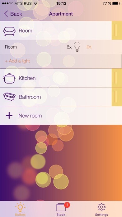 Emulate iPhone app Bulbes - lightbulbs memo using MyAndroid Emulate iPhone app Bulbes - lightbulbs memo using MyAndroid