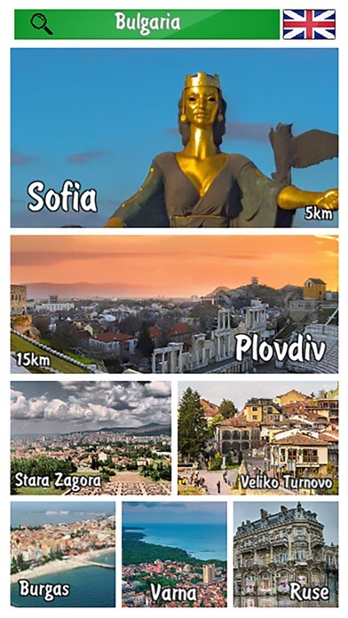 Emulate iPhone app Bulgaria 3D Travel Buddy using MyAndroid Emulate iPhone app Bulgaria 3D Travel Buddy using MyAndroid