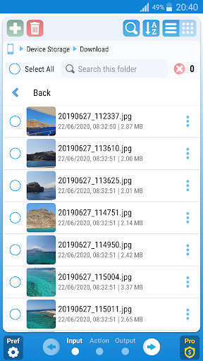 Run android online APK Bulk Rename & Group from MyAndroid or emulate Bulk Rename & Group using MyAndroid
