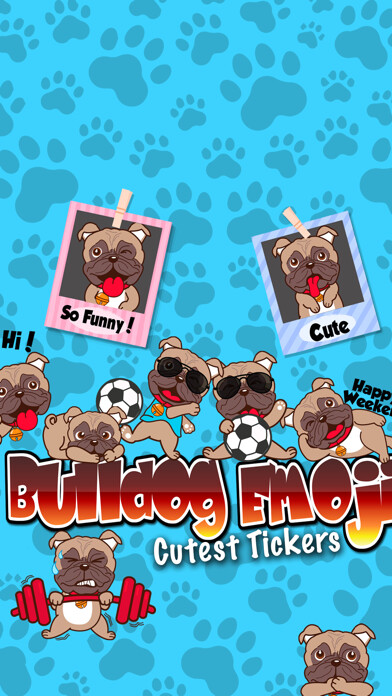 Emulate iPhone app Bulldog Emoji Cutest Stickers using MyAndroid Emulate iPhone app Bulldog Emoji Cutest Stickers using MyAndroid