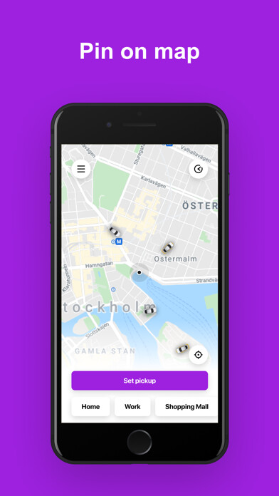 Emulate iPhone app Bulle: request rides 24/7 using MyAndroid