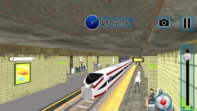Emulate iPhone app Bullet Train Simulator 3D using MyAndroid
