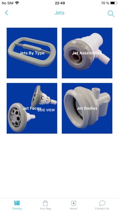 Emulate iPhone app Bullfrog Spa Parts using MyAndroid Emulate iPhone app Bullfrog Spa Parts using MyAndroid