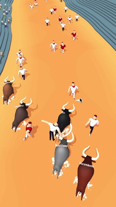 Emulate iPhone app Bull Race using MyAndroid