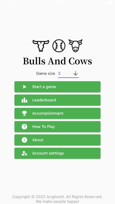 Emulate iPhone app Bulls And Cows: Break the code using MyAndroid Emulate iPhone app Bulls And Cows: Break the code using MyAndroid