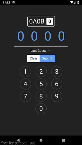 Run android online APK Bulls and Cows Game from MyAndroid or emulate Bulls and Cows Game using MyAndroid