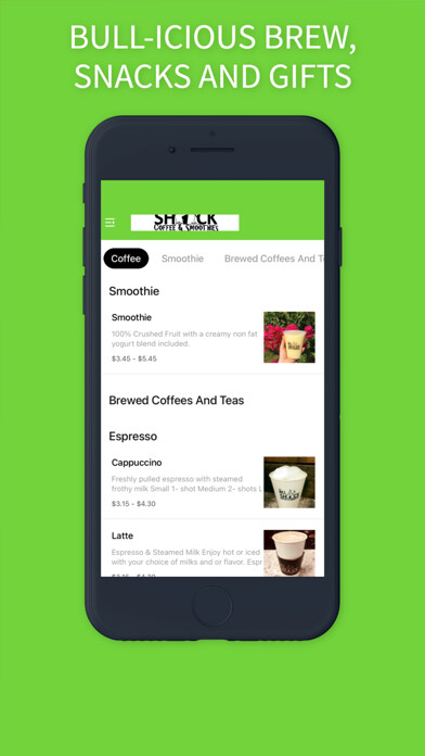 Emulate iPhone app Bull Shack Coffee using MyAndroid Emulate iPhone app Bull Shack Coffee using MyAndroid