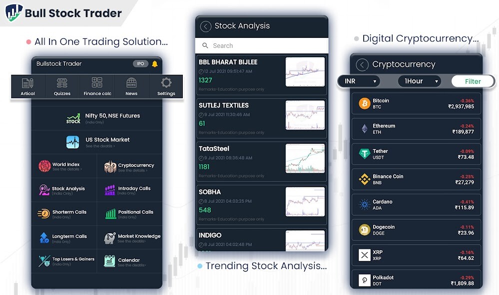 Run android online APK Bull Stock Trader from MyAndroid or emulate Bull Stock Trader using MyAndroid