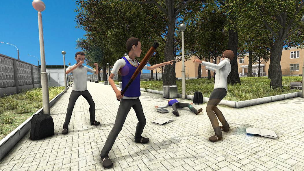Run android online APK Bully Guys High School Fight from MyAndroid or emulate Bully Guys High School Fight using MyAndroid