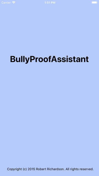 Emulate iPhone app BullyProofAssistant using MyAndroid Emulate iPhone app BullyProofAssistant using MyAndroid