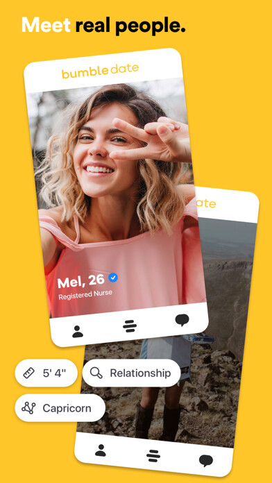 Emulate iPhone app Bumble - Dating. Friends. Bizz using MyAndroid