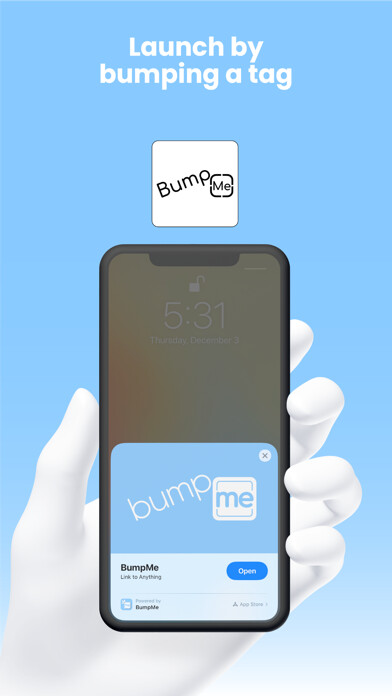 Emulate iPhone app BumpMe using MyAndroid