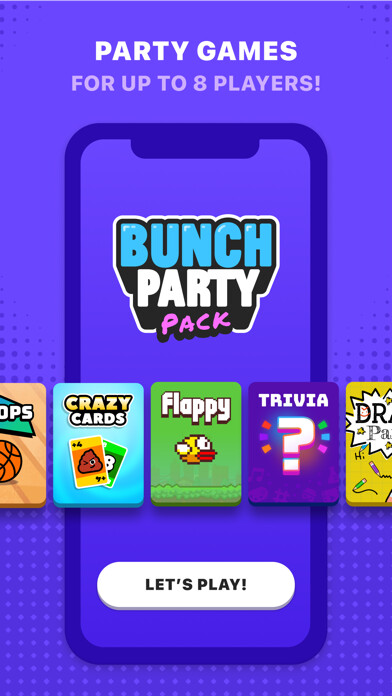 Emulate iPhone app Bunch Party Pack using MyAndroid
