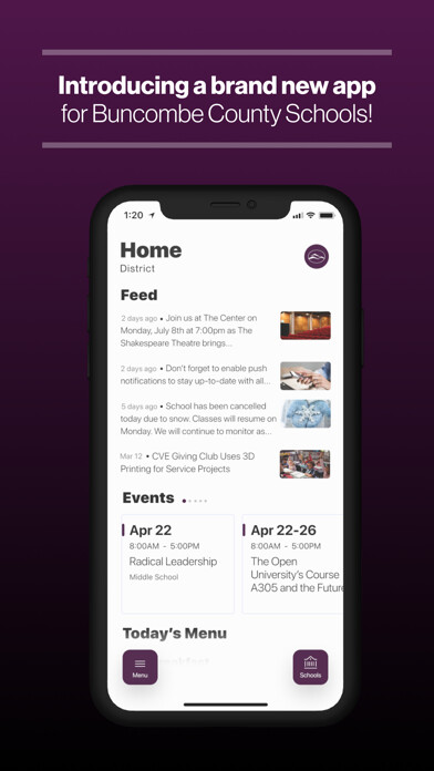 Emulate iPhone app Buncombe County Schools, NC using MyAndroid Emulate iPhone app Buncombe County Schools, NC using MyAndroid
