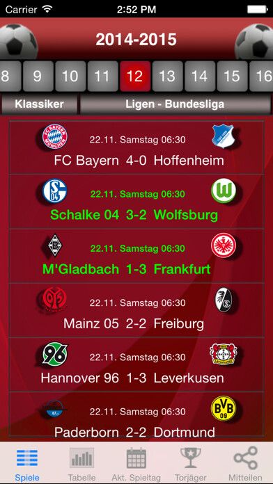 Emulate iPhone app Bundesliga Fussball using MyAndroid Emulate iPhone app Bundesliga Fussball using MyAndroid