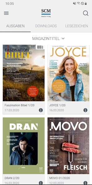 Run android online APK Bundes-Verlag - Christliche Zeitschriften from MyAndroid or emulate Bundes-Verlag - Christliche Zeitschriften using MyAndroid