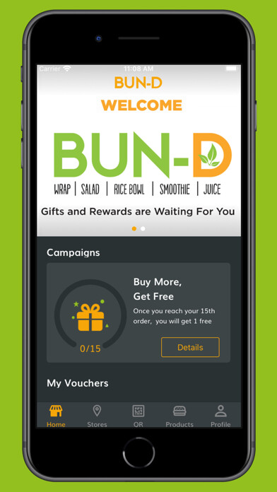 Emulate iPhone app BUN-D Food using MyAndroid Emulate iPhone app BUN-D Food using MyAndroid
