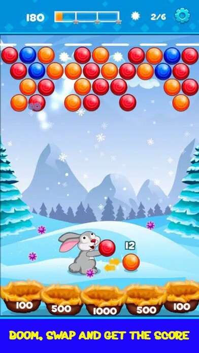 Emulate iPhone app Bunny Bubble Shooter Deluxe using MyAndroid