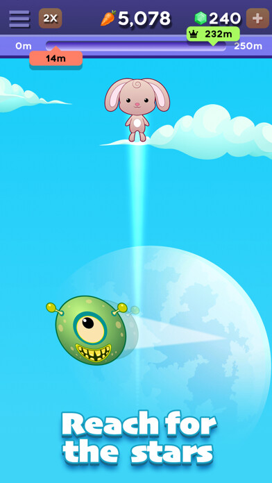 Emulate iPhone app Bunny Launch using MyAndroid