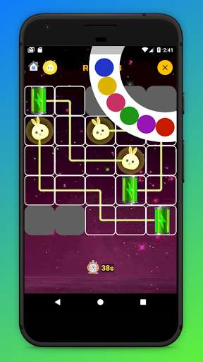 Run android online APK BUNNY POWER LINE - LOGIC PUZZLES GAME from MyAndroid or emulate BUNNY POWER LINE - LOGIC PUZZLES GAME using MyAndroid