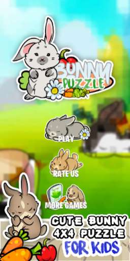 Run android online APK Bunny Puzzle: Picture Sliding Tile Photo Match from MyAndroid or emulate Bunny Puzzle: Picture Sliding Tile Photo Match using MyAndroid