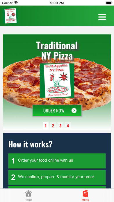 Emulate iPhone app Buon Appetitos NY Pizza using MyAndroid Emulate iPhone app Buon Appetitos NY Pizza using MyAndroid