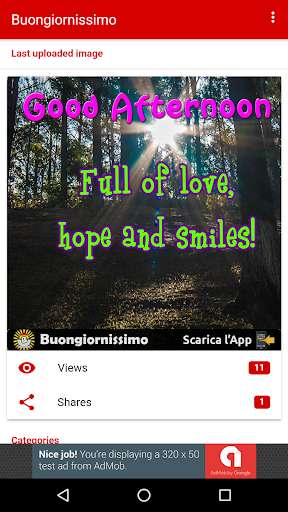 Run android online APK Buongiornissimo (Good Morning Images) from MyAndroid or emulate Buongiornissimo (Good Morning Images) using MyAndroid
