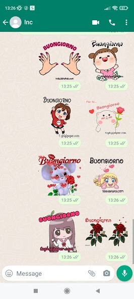 Run android online APK Buongiorno e notte Sticker GIF from MyAndroid or emulate Buongiorno e notte Sticker GIF using MyAndroid