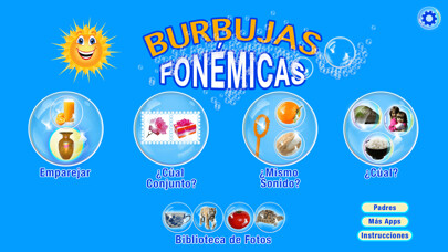 Emulate iPhone app BURBUJAS  FONÉTICAS De Lujo using MyAndroid