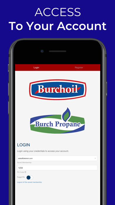 Emulate iPhone app Burch Oil using MyAndroid Emulate iPhone app Burch Oil using MyAndroid